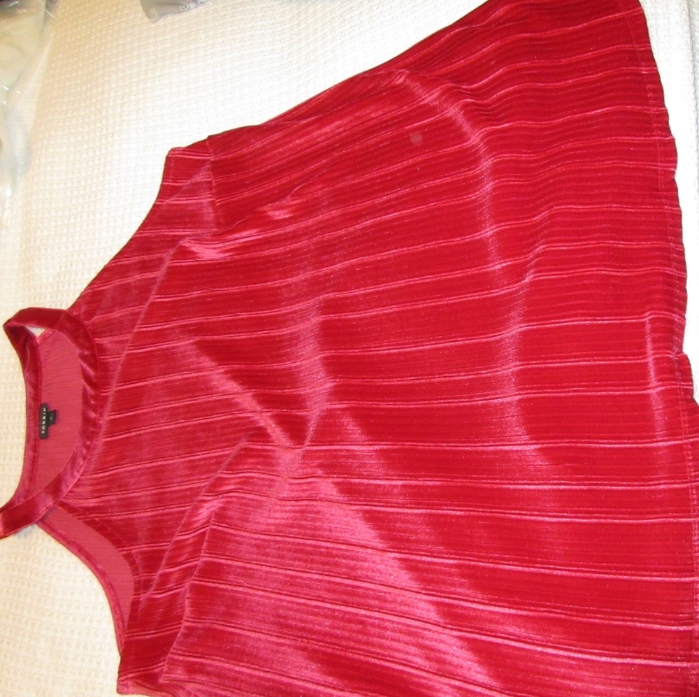 Torrid red velvet high neck top